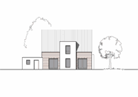Massivhaus Einfamilienhaus Sauerland - Ansicht - Fertighaus, Architektenhaus bauen zum Festpreis