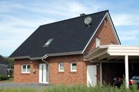 Haustyp Remscheid, KfW 55 Effizienzhaus NRW, kontrollierte Wohnraumlüftung mit Wärmerückgewinnung, Dachschlappe
