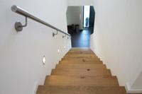 Massivhaus Einfamilienhaus Bergkamen Kamen - geradläufige Treppe - Fertighaus, Architektenhaus bauen zum Festpreis