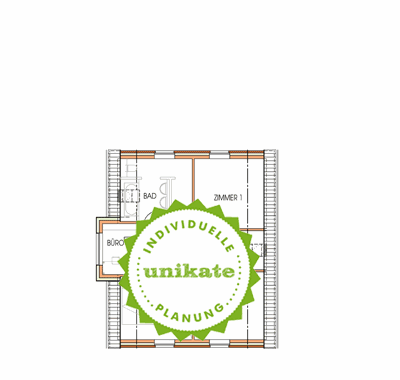 Massivhaus Einfamilienhaus Bottrop Gladbeck - Dachgeschoss - Fertighaus, Architektenhaus bauen zum Festpreis