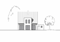 Massivhaus Mittelrhein Niederrhein - Ansicht - Einfamilienhaus Fertighaus, Architektenhaus bauen zum Festpreis