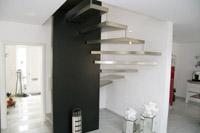 Treppe aus Edelstahl, Designtreppe - Massivhaus Architektenhaus von zwo ARCHITEKTEN - NRW